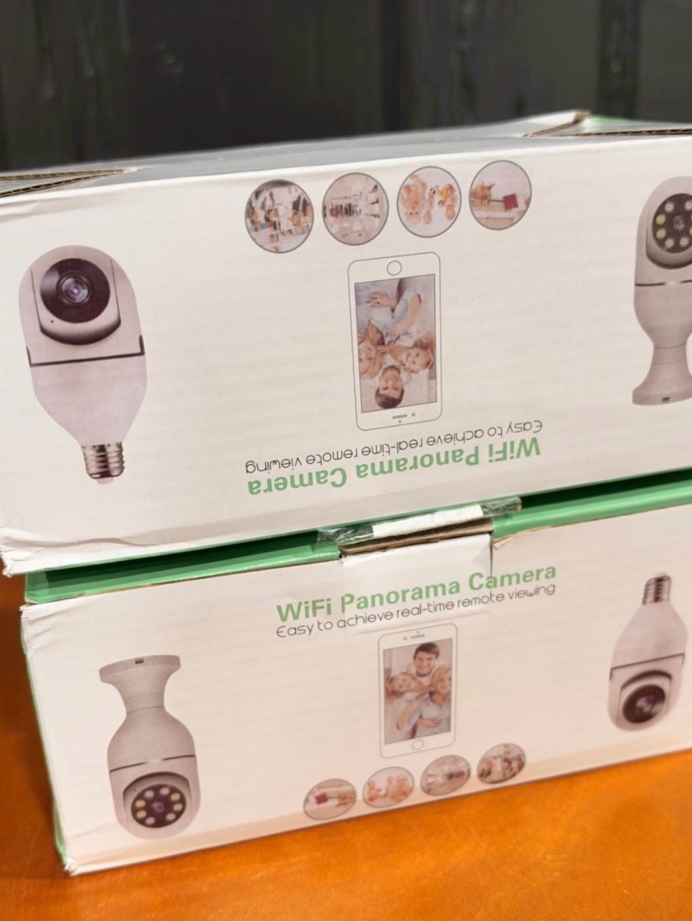 2 WiFi Panorama Camera - White - Smart Home Security Camera